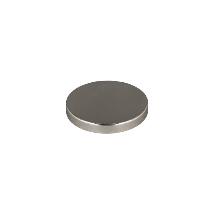 30cl Karen Silver Polished Candle Lid with Rubber Seal - Caps - Candle Lids - Coloured Bottles