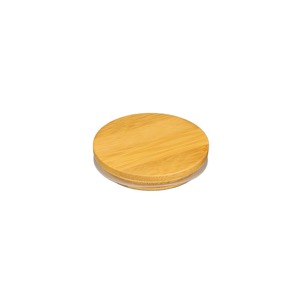30cl Karen Wooden Candle Lid With Rubber Seal - Caps - Candle Lids - Coloured Bottles