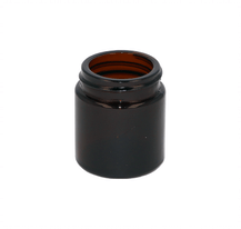 30ml Amber Glass Squat Jar - Glass - Cosmetic Glass - Coloured Bottles