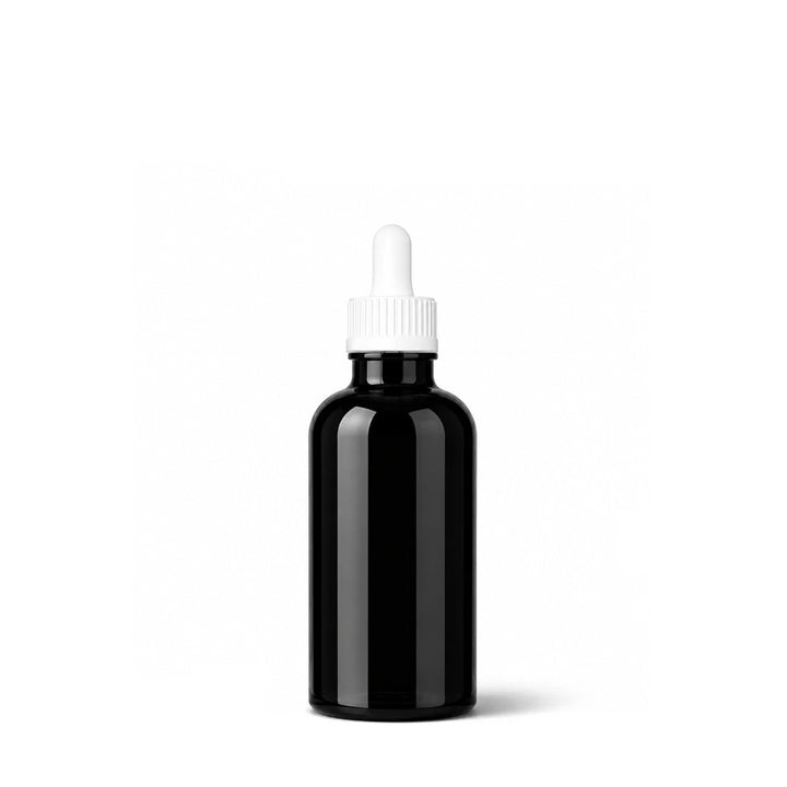 30ml Black Glass Dropper Bottle - Glass - Aromatherapy Glass - Coloured Bottles