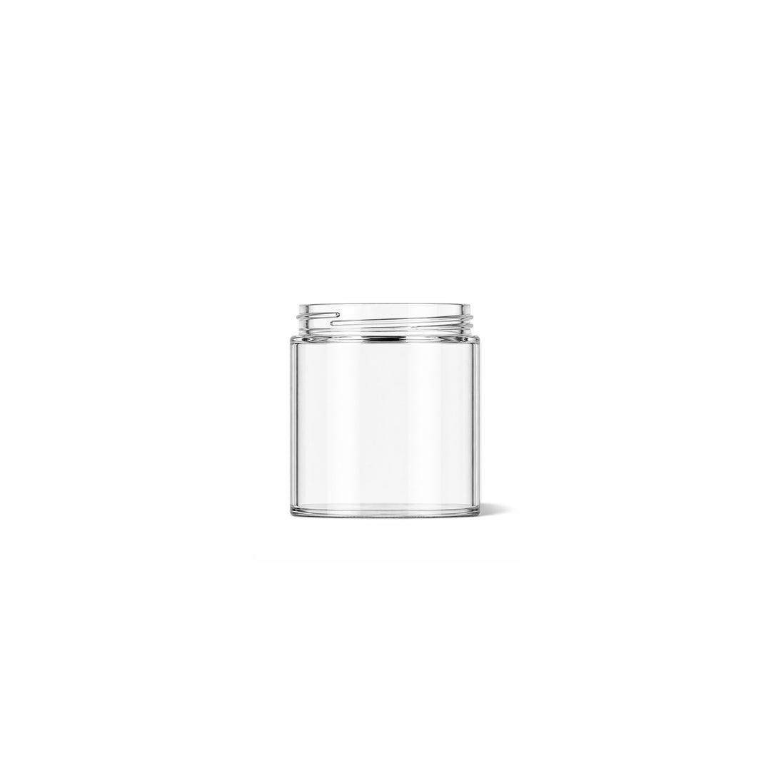 30ml Clear Glass Squat Jar - Glass - Cosmetic Glass - Coloured Bottles