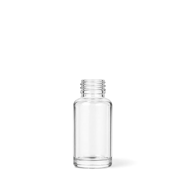 30ml Clear Glass Cosmetic Bottle (24R3) - Glass - Cosmetic Glass - Coloured Bottles
