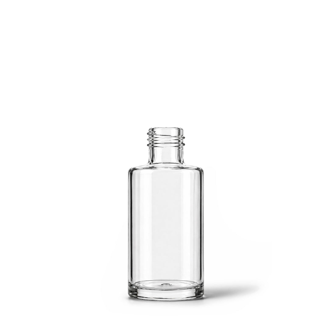 30ml Clear Glass Cosmetic Thames Bottle 18/415 - Glass - Cosmetic Glass - Coloured Bottles