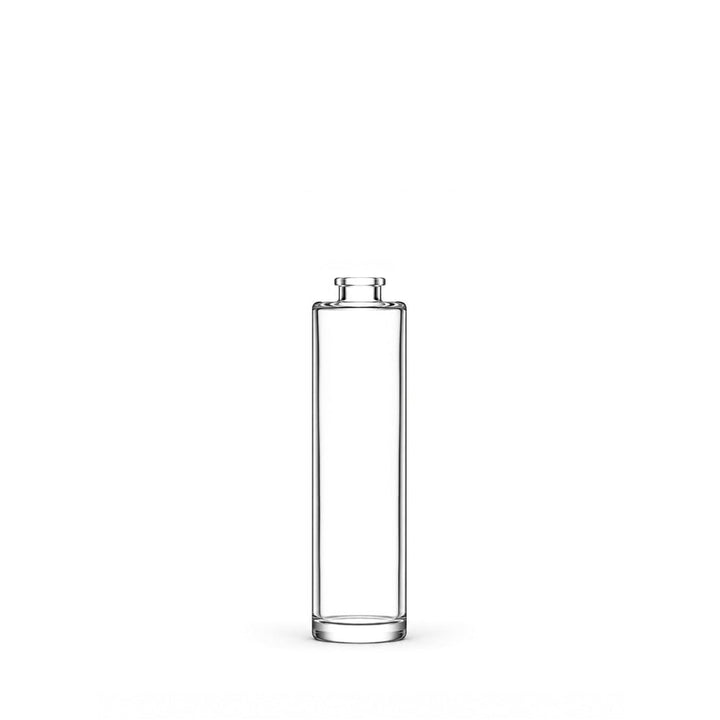 30ml Clear Glass Tall Round Cuban Bottle - Glass - Fragrance Glass - Coloured Bottles