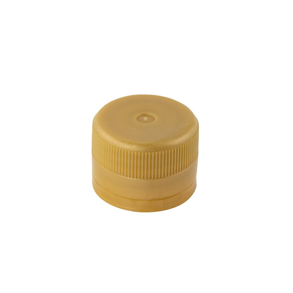31.5mm Gold Plastic Pourer Cap T/E - Caps - Food Caps - Coloured Bottles
