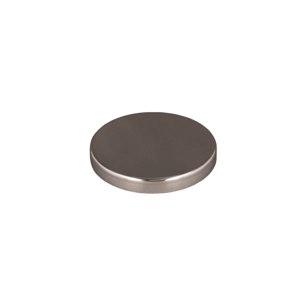 38cl Silver Polished Islande Candle Lid - Caps - Candle Lids - Coloured Bottles