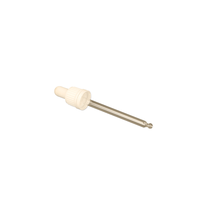 GL18, 89mm White Pipette T/E - Caps - Pipettes - Coloured Bottles