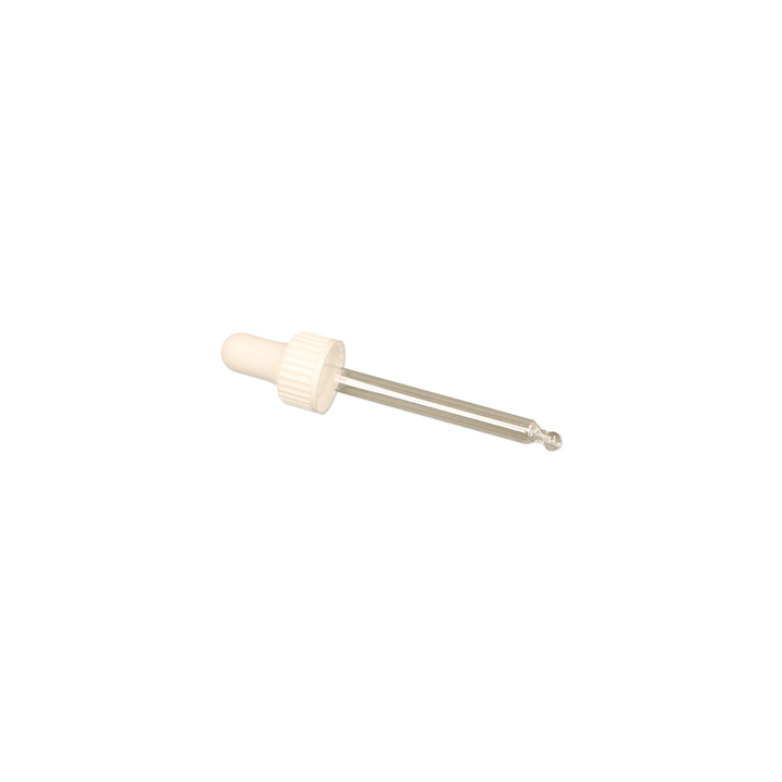 GL18, 82mm White Pipette - Caps - Pipettes - Coloured Bottles