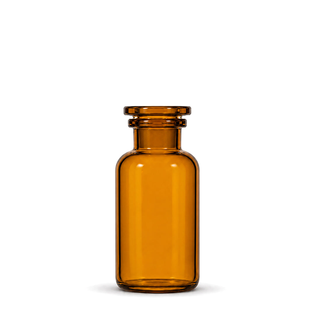 500-ml-Reagenzflasche aus Braunglas und geschliffenem Glasstopfen