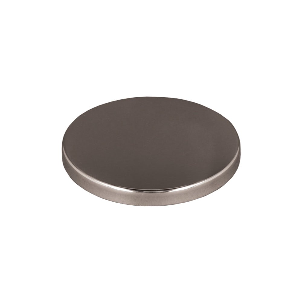 50cl Silver Polished Candle Lid - Caps - Candle Lids - Coloured Bottles