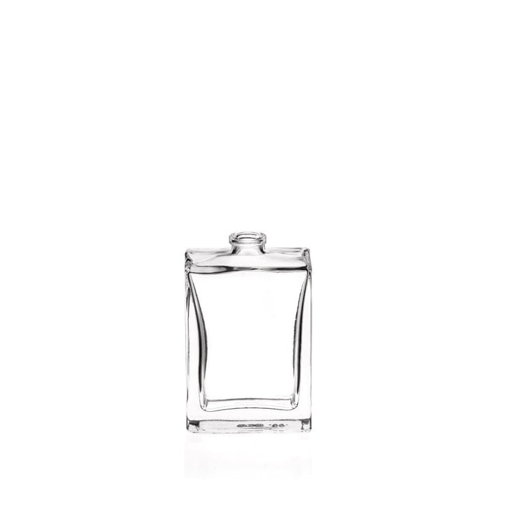 50ml Clear Glass Rectangle Everest Bottle - Glass - Fragrance Glass - Coloured Bottles