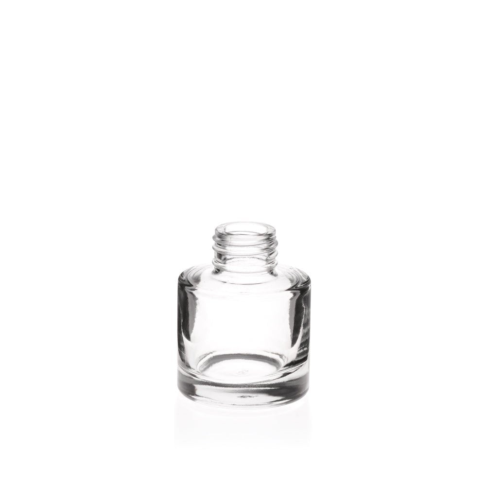 50ml Clear Glass Round Diffuser Bottle - Glass - Diffuser Glass - Coloured Bottles