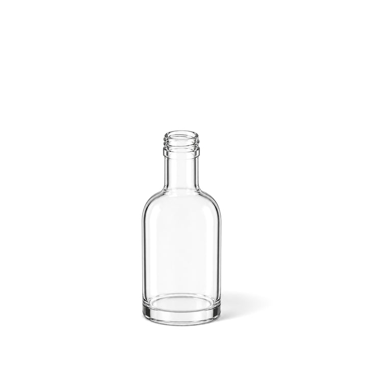 50ml Clear Glass Round Honorius Bottle - Glass - Food Glass - Coloured Bottles