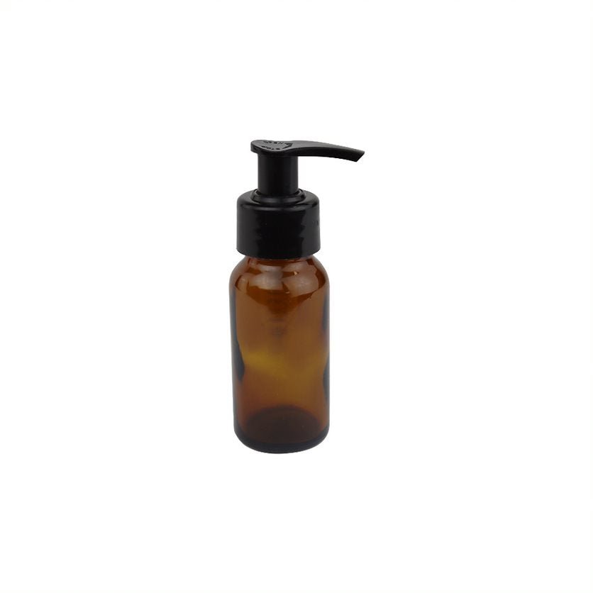 50ml Amber Glass Boston Round Bottle - Glass - Medical Glass - Coloured Bottles