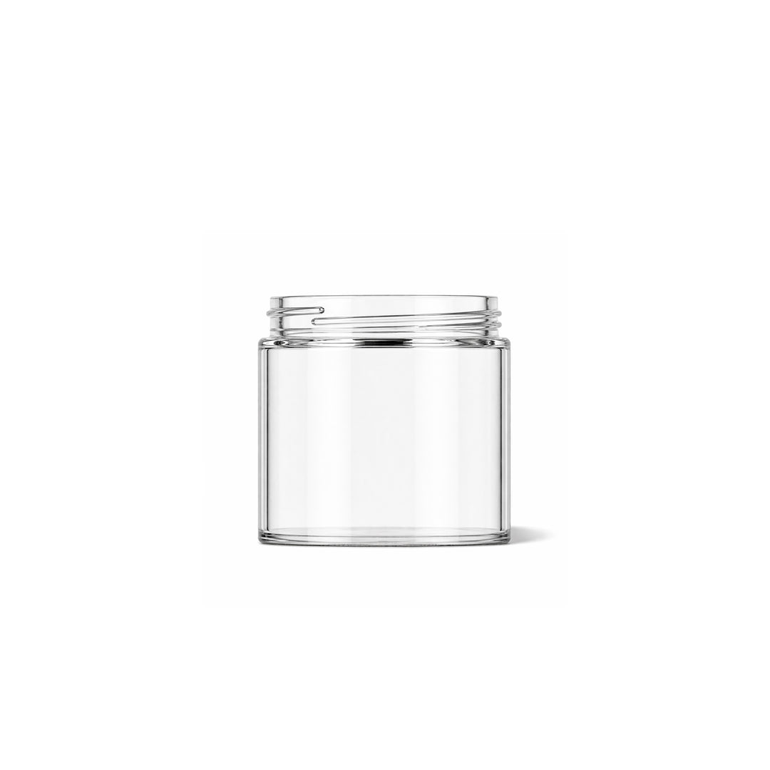 60ml Clear Glass Cosmetic Jar (58R3) - Glass - Cosmetic Glass - Coloured Bottles