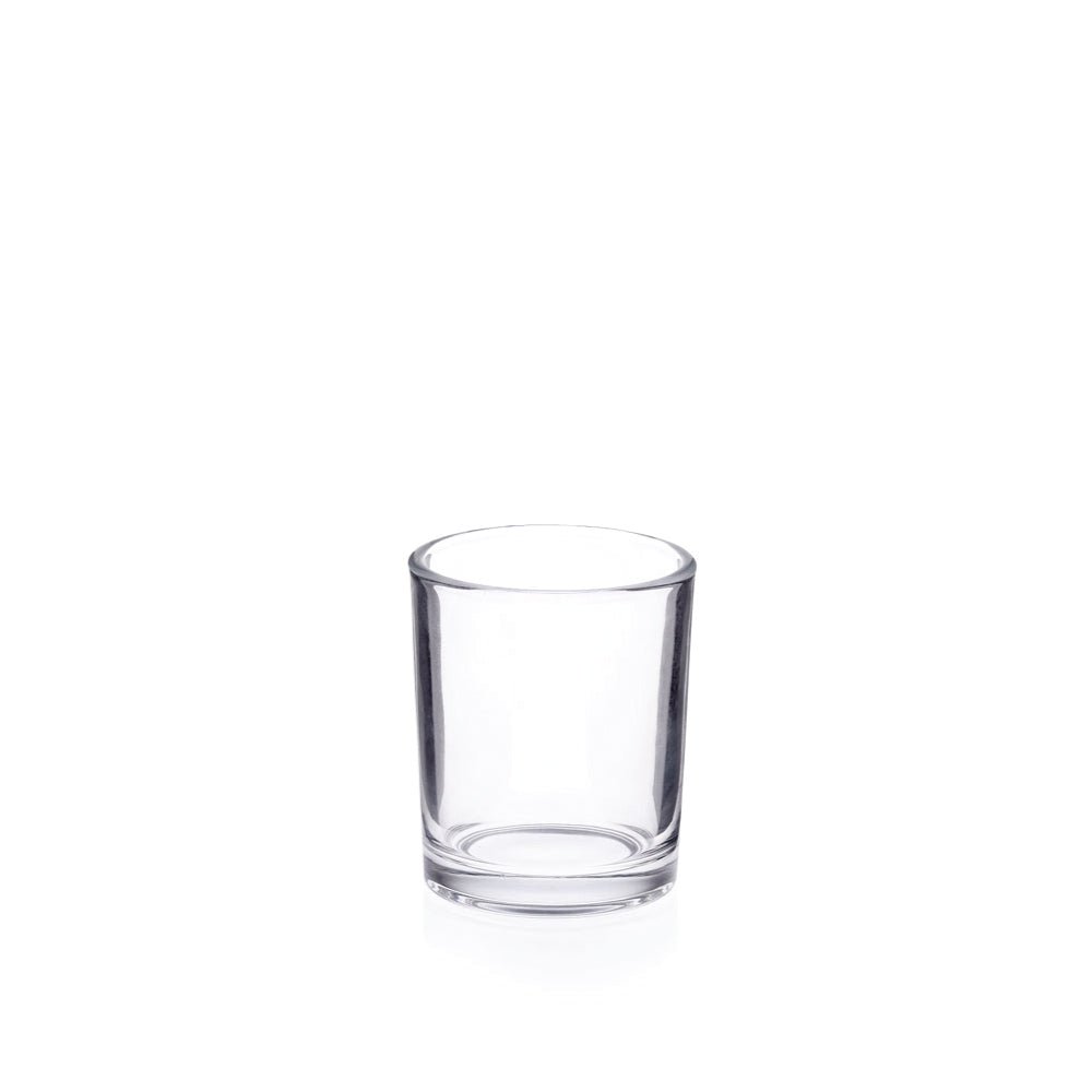 9cl Clear Meredith Candle Glass - Glass - Candle Glass - Coloured Bottles