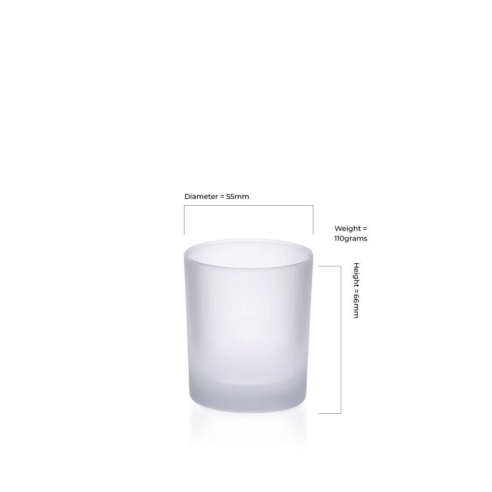 9cl Etch Meredith Candle Glass - Glass - Candle Glass - Coloured Bottles