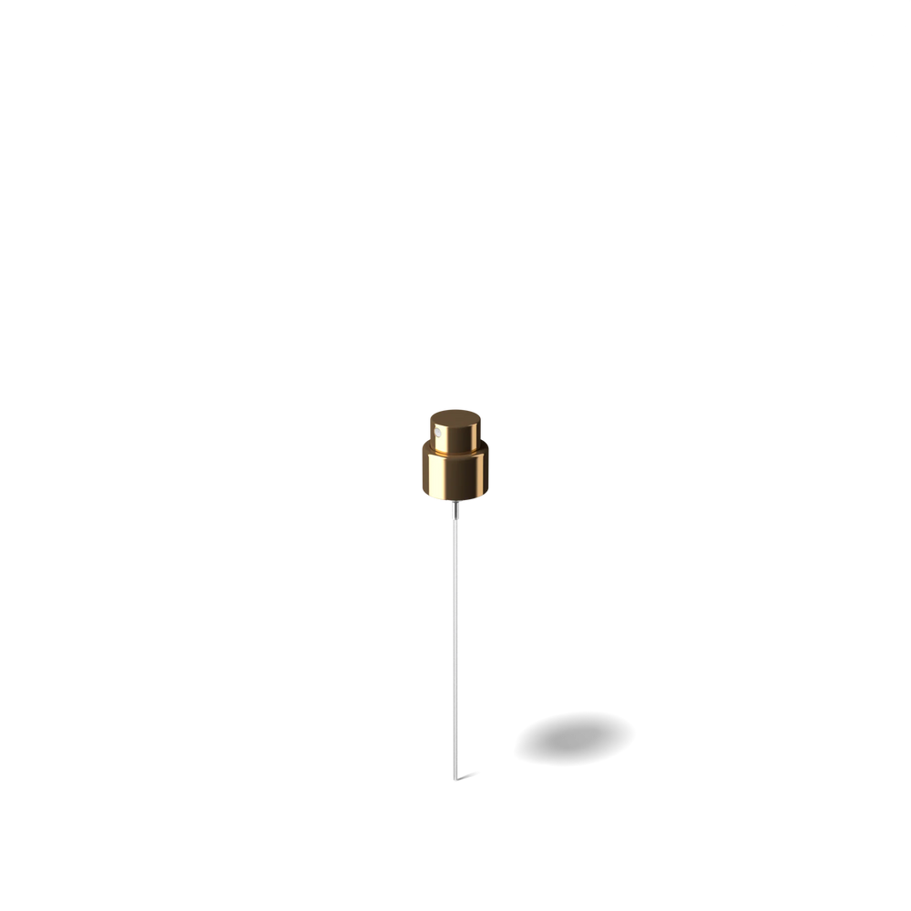 Miron - Baikal Spray cap, 18/400, aluminum, gold, dose 0.07 ml (Mira 30) - Caps - Miron