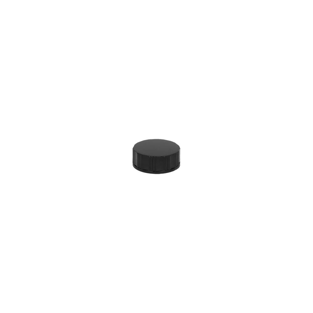 24R3 Black Polycone Urea Cap - Caps - Dropper Caps - Coloured Bottles