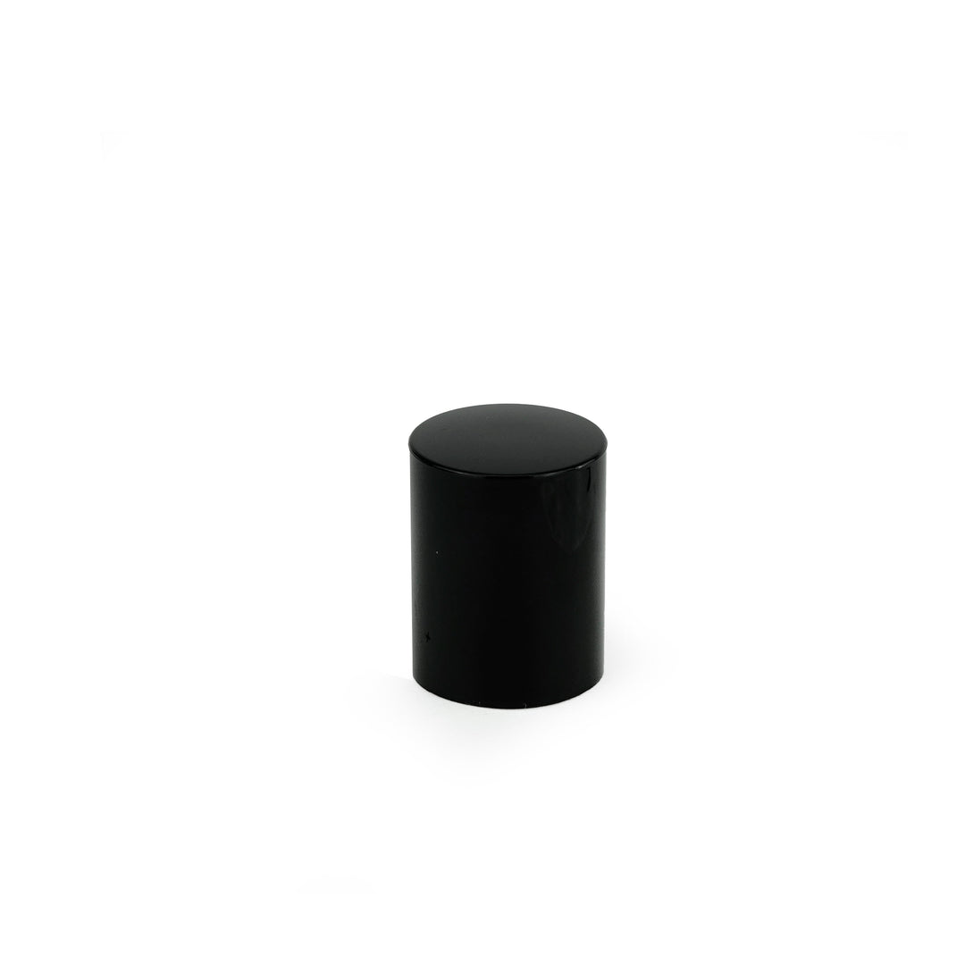 Black Mykonos 15mm Shroud (Unweighted) Atomiser Cap - Atomiser - Coloured Bottles