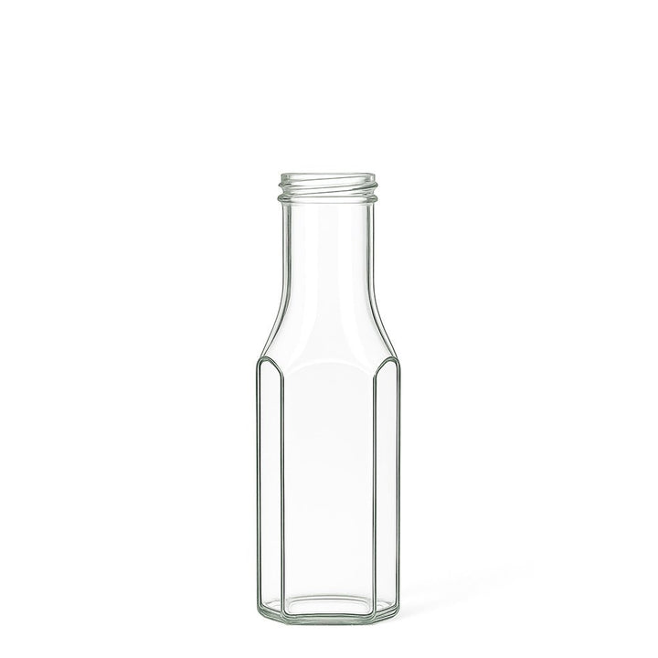 250ml Clear Glass Hexagon Sauce Bottle - Glass - Food Glass - Coloured Bottles