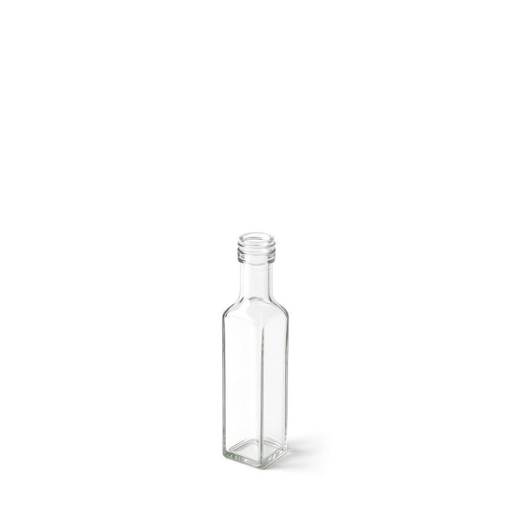 60ml Clear Glass Square Marasca Bottle - Glass - Food Glass - Coloured Bottles