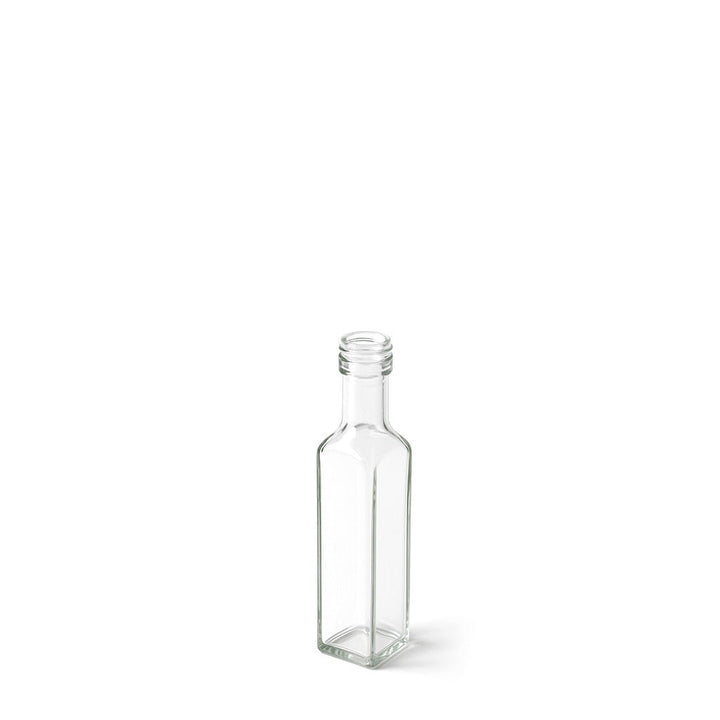 60ml Clear Glass Square Marasca Bottle - Glass - Food Glass - Coloured Bottles