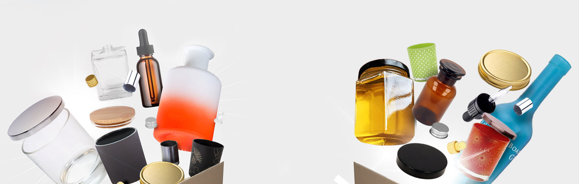 Colorlites Glass Jars - Lid & Cap Collections