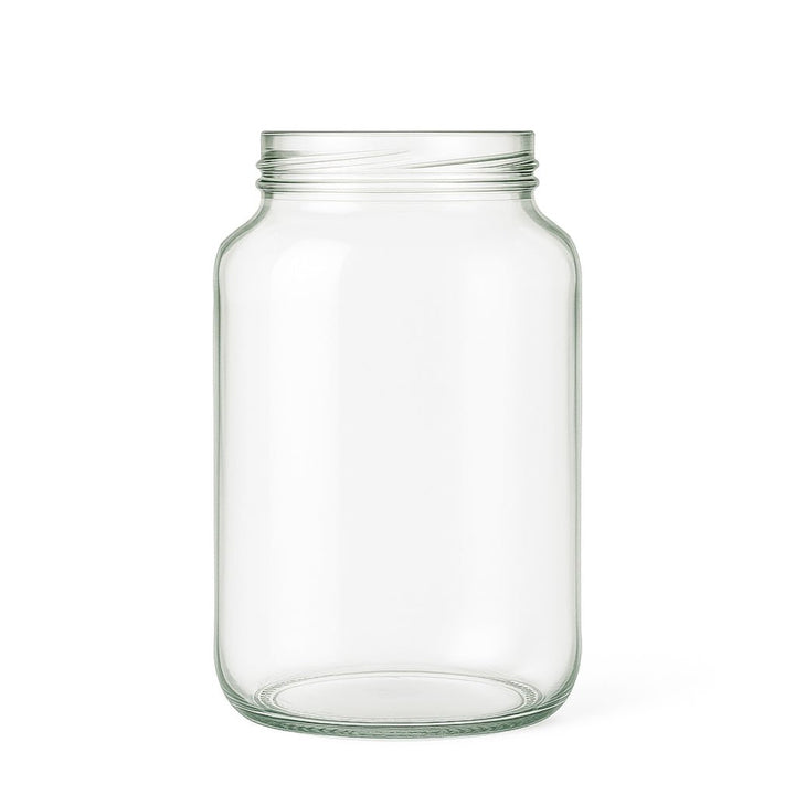 750ml Clear Glass Round Jar - Glass - Food Glass - Coloured Bottles