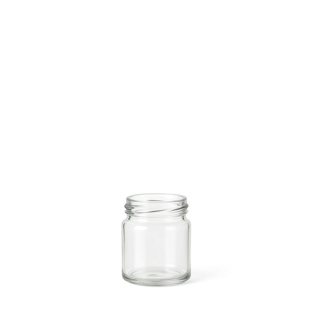 40ml Clear Glass Round Jar - Glass - Food Glass - Coloured Bottles