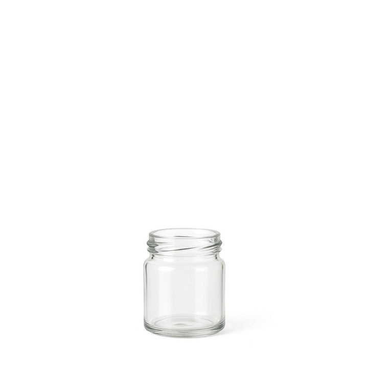 40ml Clear Glass Round Jar - Glass - Food Glass - Coloured Bottles