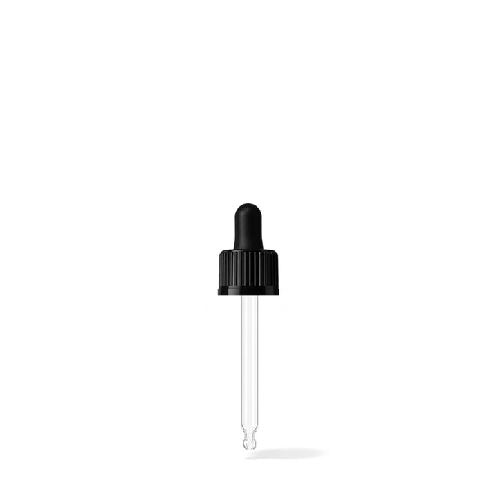 GL18, 59mm Black Pipette - Caps - Pipettes - Coloured Bottles