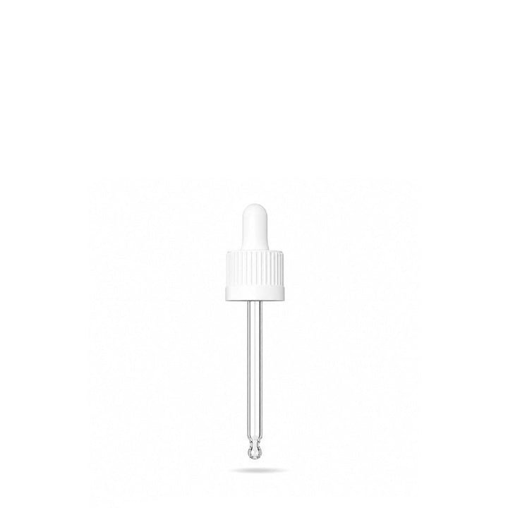 GL18, 59mm White Pipette - Caps - Pipettes - Coloured Bottles