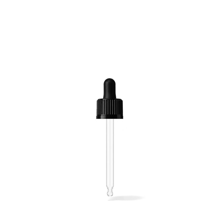 GL18, 68mm Black Pipette - Caps - Pipettes - Coloured Bottles