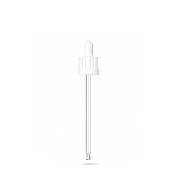 GL18, 89mm White Pipette T/E - Caps - Pipettes - Coloured Bottles