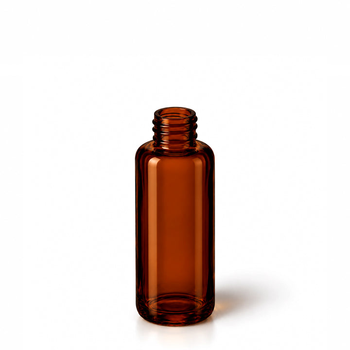50ml Amber Glass Derma Square Bottle (24R3)