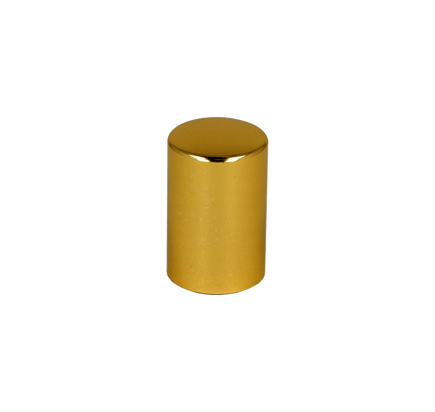 FEA15 Gloss Gold Atomiser Overcap - Caps - Sprays & Pumps - Coloured Bottles