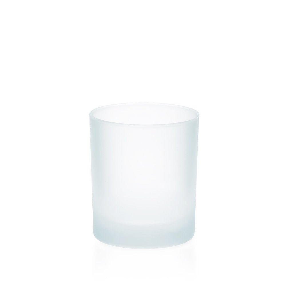 30cl Matt Arctic Externally Sprayed Lucy Candle Glass - Glass - Candle Glass - Coloured Bottles