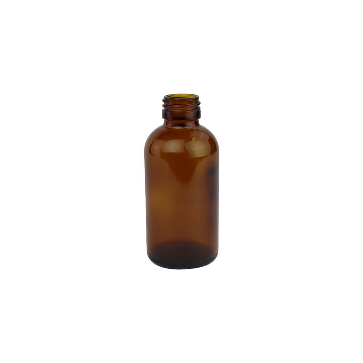 150ml Amber Glass Boston Round Bottle - Glass - Medical Glass - Coloured Bottles